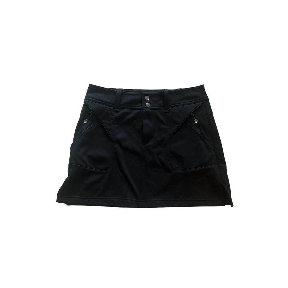 Women S ISIS Black Softshell Skirt DWR Fleece Lined Winter Snow Hike Outdoor